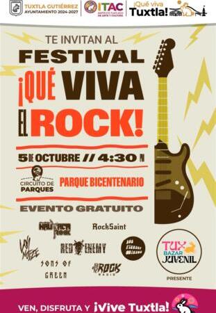 ¡Gran Festival ¡Qué viva el rock! este sábado