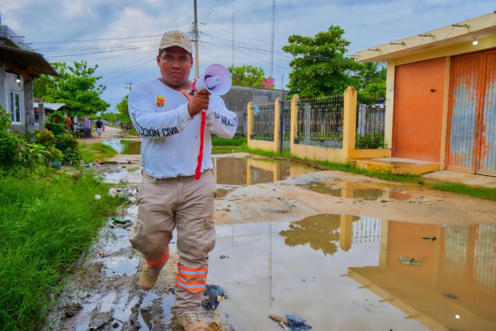 Llama Protección Civil Chiapas a reforzar medidas de prevención ante el temporal de lluvias