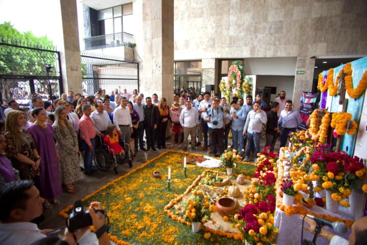 Comisión de la Cultura y la Chiapanequidad conmemoró tradicional Día de Muertos en el Congreso del Estado