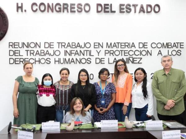 Combate al trabajo infantil y protección de los derechos humanos, prioridad del Congreso