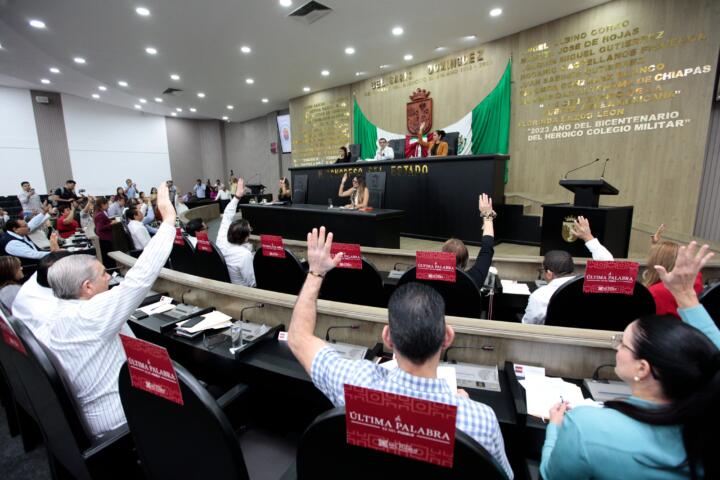 Congreso de Chiapas aprobó reformas en materia de inimpugnabilidad y de Bienestar