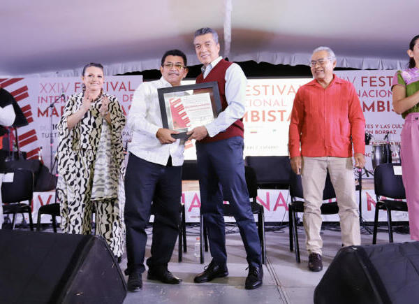 Inaugura Rutilio Escandón el XXIV Festival Internacional de Marimbistas