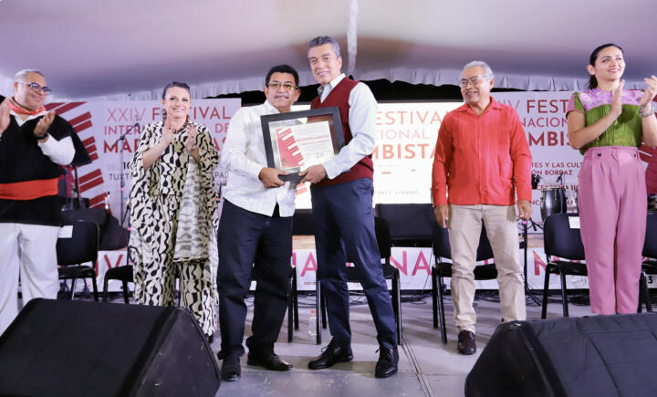 Inaugura Rutilio Escandón el XXIV Festival Internacional de Marimbistas