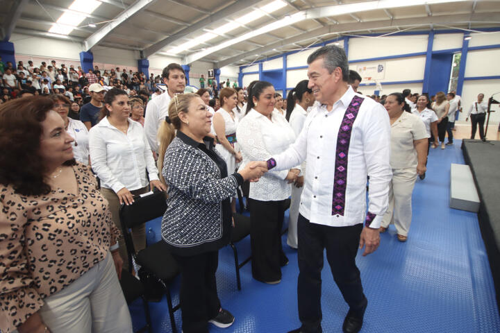 Rutilio Escandón inaugura gimnasio-auditorio del Instituto Tecnológico de Tapachula