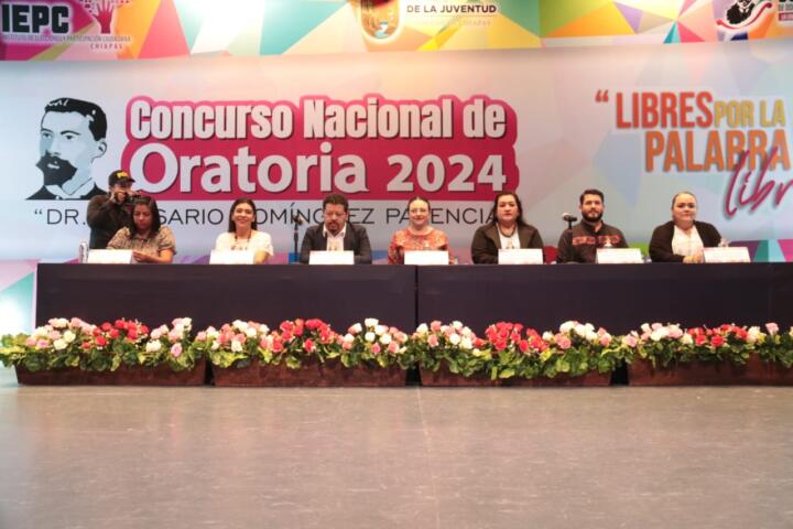 Inicia en Comitán la fiesta de la palabra: Concurso Nacional de Oratoria