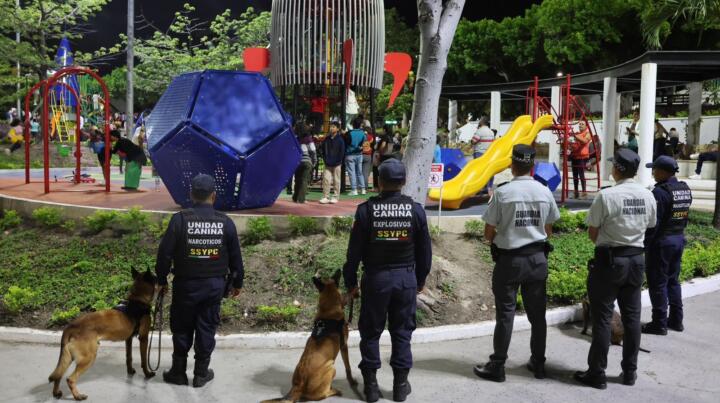 GN y SSyPC realizan acciones de prevención del delito y proximidad social en el centro de Tuxtla Gutiérrez