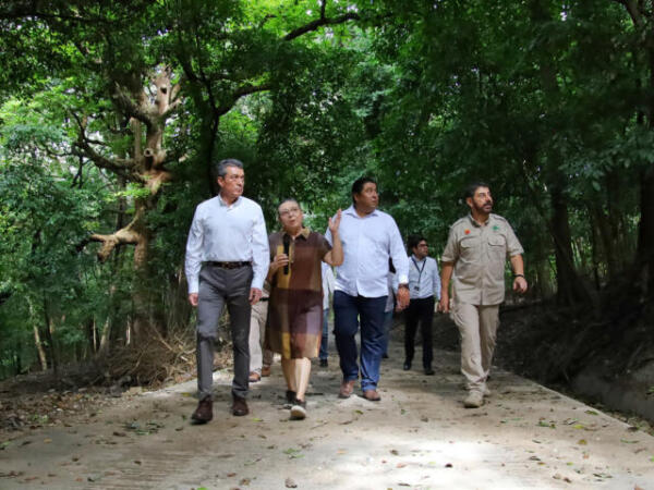 Inaugura Rutilio Escandón remodelación de los recintos del jaguar Yojk y de la nutria en el ZooMAT