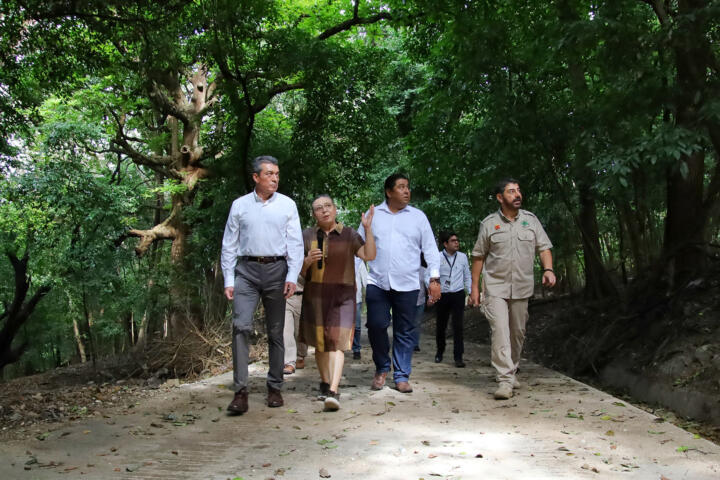 Inaugura Rutilio Escandón remodelación de los recintos del jaguar Yojk y de la nutria en el ZooMAT