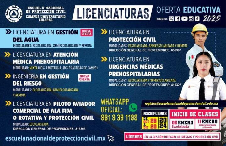 Conviértete en un profesional estudiando las Licenciaturas en: Piloto Aviador Comercial de Ala Fija o Rotativa y Protección Civil