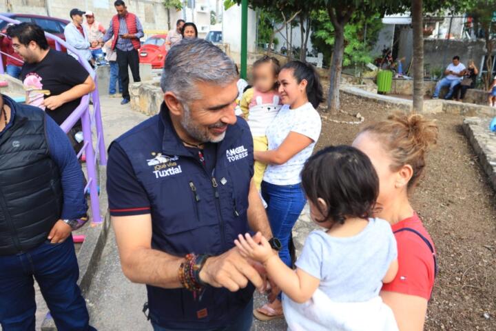 Con el parque de Nueva Alianza, Módulo 1, suman más de 35 parques rehabilitados: Angel Torres