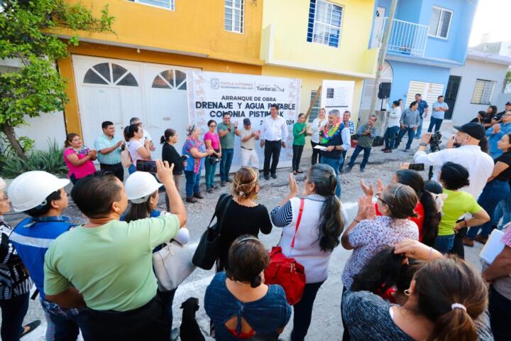 Continúan obras sociales en beneficio de familias de Pistimbak y Burocrática Maya: Angel Torres