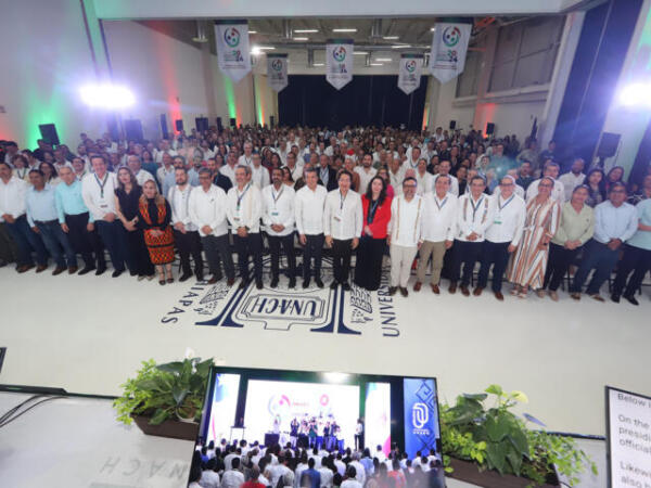 Rutilio Escandón asiste a la inauguración de la Conferencia Internacional ANUIES 2024 encabezada por Mario Delgado