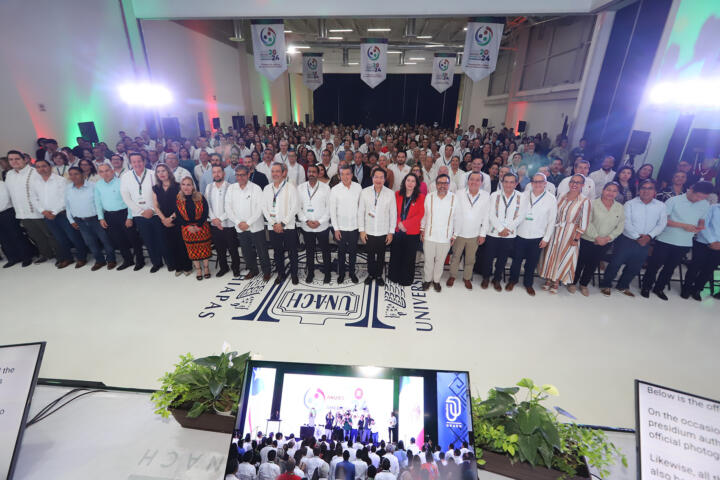 Rutilio Escandón asiste a la inauguración de la Conferencia Internacional ANUIES 2024 encabezada por Mario Delgado