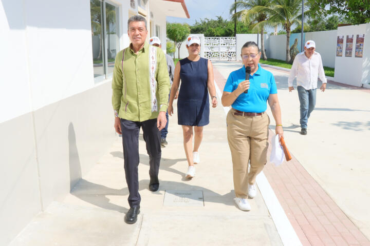 Rutilio Escandón entrega rehabilitación de tortugueros de Puerto Arista, Boca del Cielo, Costa Azul y Barra Zacapulco