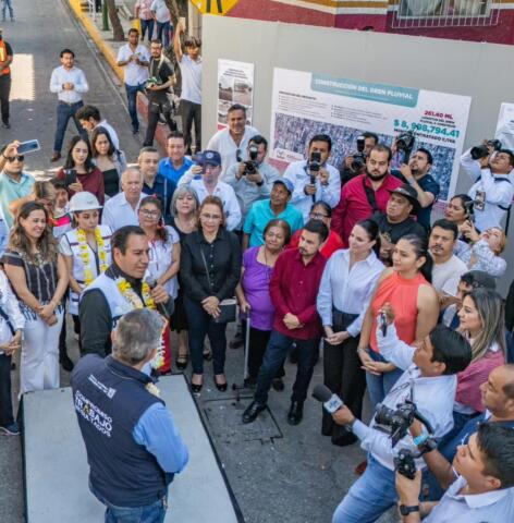 Eduardo Ramírez da banderazo de inicio a construcción del dren pluvial del Periférico Sur Poniente en Tuxtla