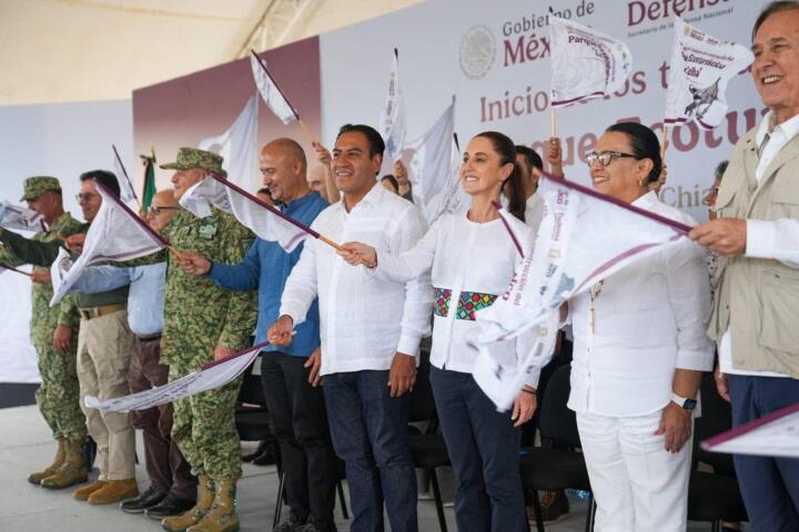 No vamos a claudicar nunca; aquí inicia el claudismo y grandes obras para Chiapas: Eduardo Ramírez