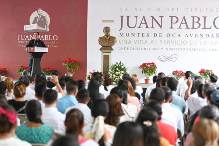 En el gobierno de la Nueva ERA, Juan Pablo está con nosotros, él no ha muerto, él vive en nuestros corazones: Eduardo Ramírez