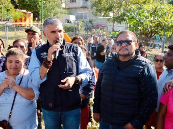 Destaca Angel Torres participación social en embellecimiento del parque en Las Granjas