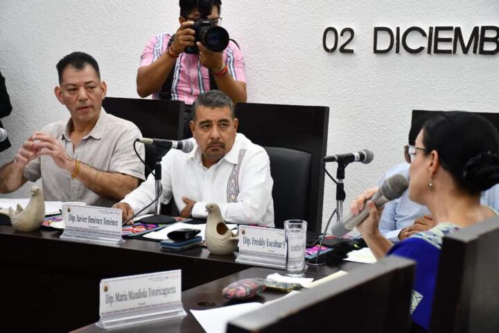 Javier Jiménez celebra avances legislativos en materia de seguridad en Chiapas