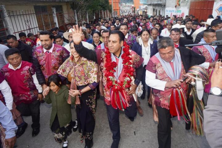 En ceremonia tradicional, Eduardo Ramírez recibe la bendición para dirigir su gobierno con firmeza, certeza y sabiduría