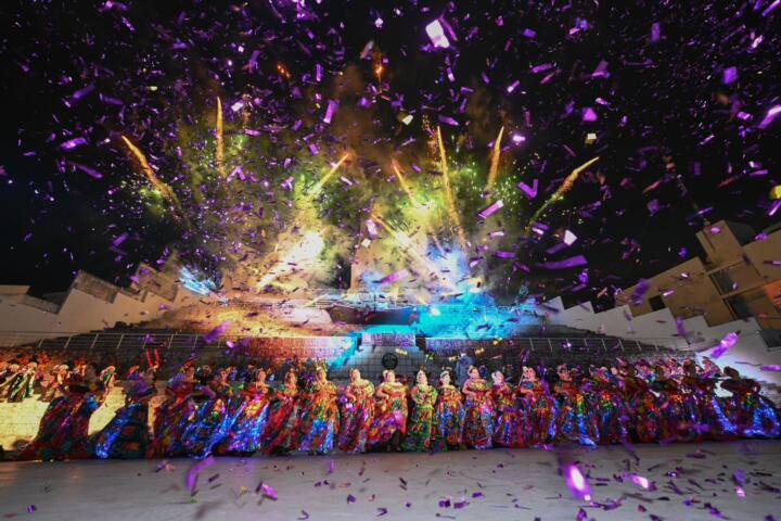 Junto a las familias chiapanecas, Eduardo Ramírez clausuró el Festival "El Mequé"