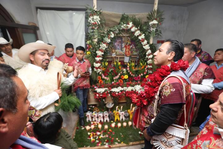 En ceremonia tradicional, Eduardo Ramírez recibe la bendición para dirigir su gobierno con firmeza, certeza y sabiduría