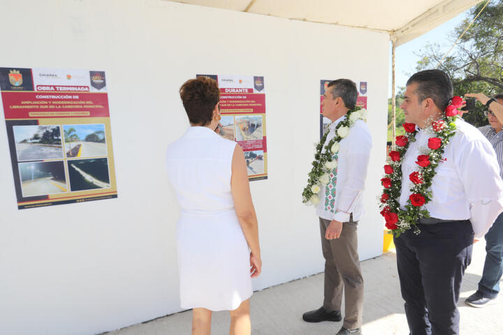 Rutilio Escandón inaugura la ampliación y modernización del libramiento Sur de Tapachula