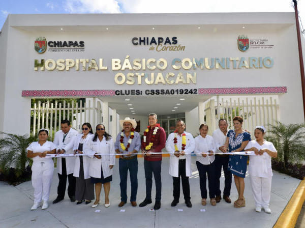 Inaugura Rutilio Escandón reconversión del Hospital Básico Comunitario de Ostuacán