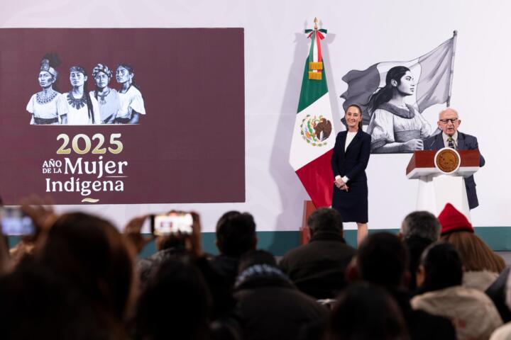 Anuncia Gobierno de México que 2025 será el año de la mujer indígena