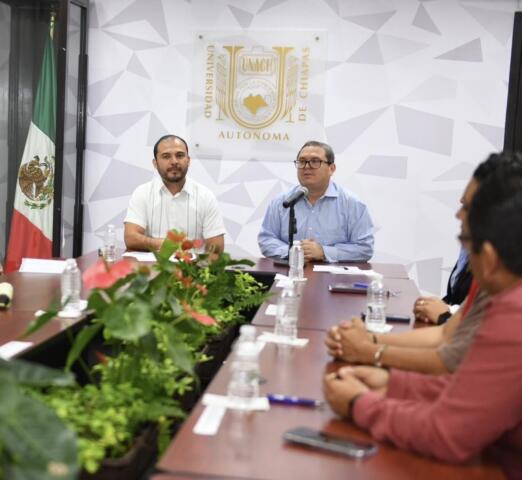 Acuerdan UNACH y COBACH trabajar juntos dentro del Programa de Alfabetización “Chiapas Puede” impulsado por el Gobierno Estatal