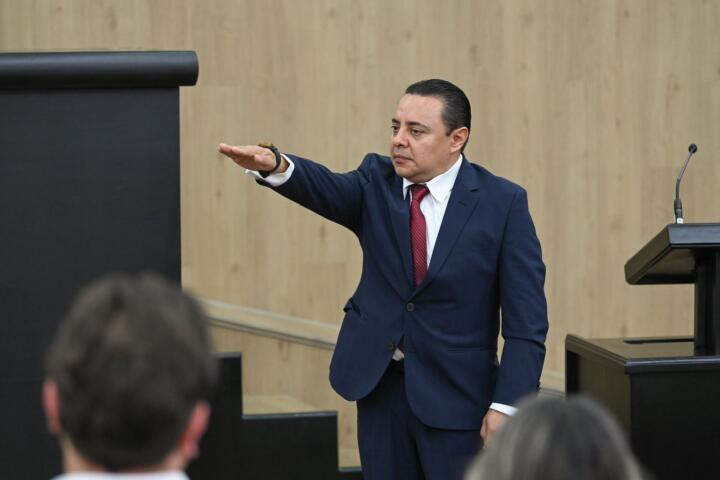 Juan Carlos Moreno Guillén, presidente del Poder Judicial de Chiapas