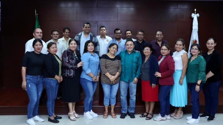 Moreno Guillén realiza recorrido en juzgados de Palenque