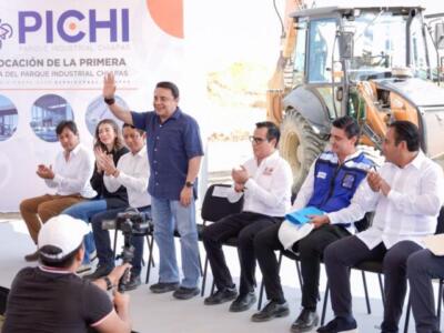 Moreno Guillén acompaña a ERA en primera piedra de Parque Industrial