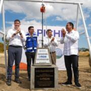 Encabeza Eduardo Ramírez colocación de la primera piedra del Parque Industrial Chiapas, en Berriozábal