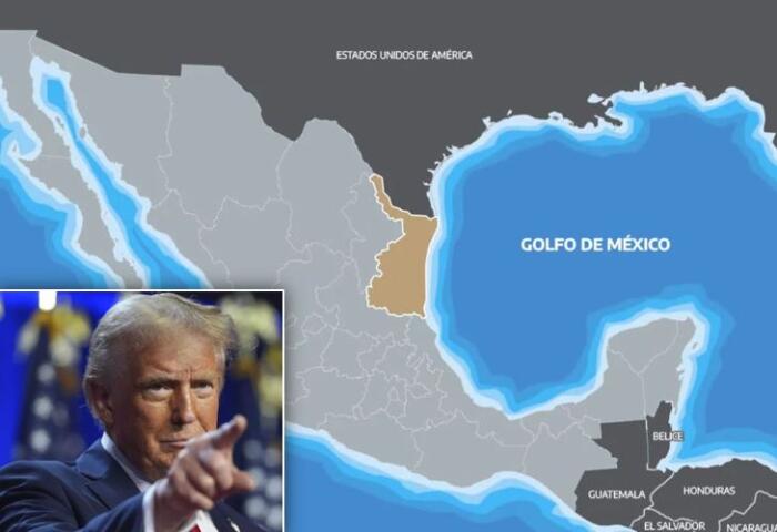 Donald Trump propone renombrar el Golfo de México a "Golfo de América"