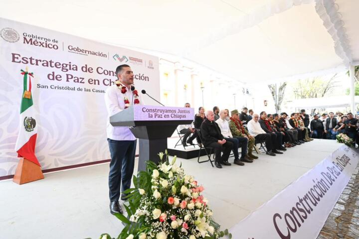 Agradece Eduardo Ramírez respaldo de la presidenta Claudia Sheinbaum para construir un Chiapas más seguro y pacífico