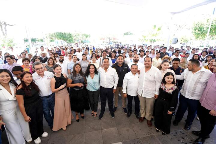 Las y los jóvenes son parte fundamental en la transformación de Chiapas: Eduardo Ramírez