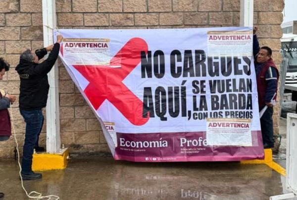 Profeco denunciará a gasolinera en Durango por retiro ilegal de sellos de advertencia