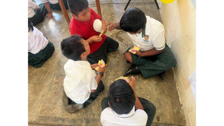 Realizan docentes y estudiantes de la UNACH UVD sobre manejo de las emociones y salud mental en primarias de Tapachula