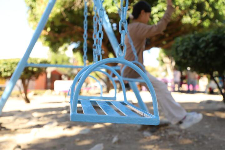 Junto con vecinas y vecinos embellecimos el parque de San Isidro Buena Vista: Angel Torres