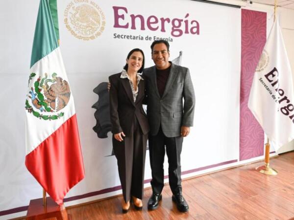 Eduardo Ramírez presenta a la secretaria de Energía proyecto para llevar gas natural al Polo de Desarrollo Industrial en Tapachula