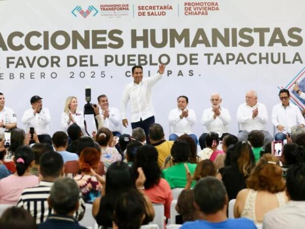 Eduardo Ramírez encabeza acciones humanistas a favor del pueblo de Tapachula