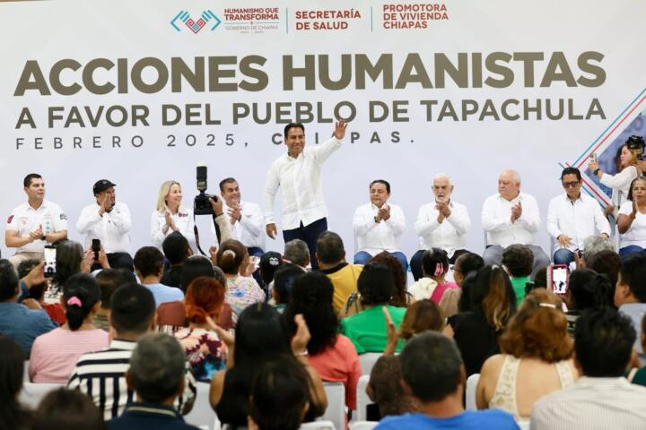 Eduardo Ramírez encabeza acciones humanistas a favor del pueblo de Tapachula