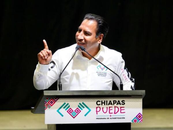 "Chiapas Puede": Eduardo Ramírez pone en marcha la estrategia estatal para erradicar el analfabetismo