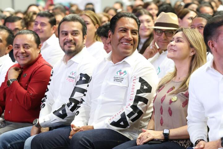 "Chiapas Puede": Eduardo Ramírez pone en marcha la estrategia estatal para erradicar el analfabetismo