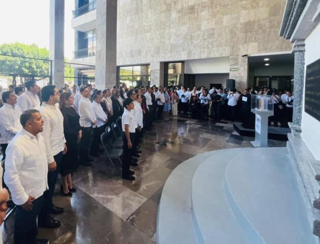 Javier Jiménez conmemora el 108° aniversario de la Constitución en el Congreso de Chiapas