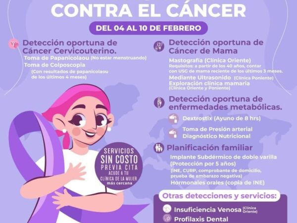 Ayuntamiento de Tuxtla fortalece la prevención del cáncer con atención gratuita