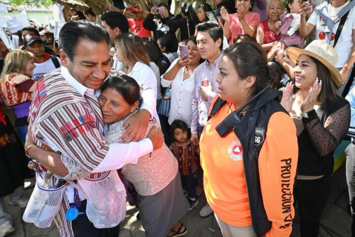 Eduardo Ramírez y el pueblo de Pantelhó se comprometen por la construcción de la paz duradera