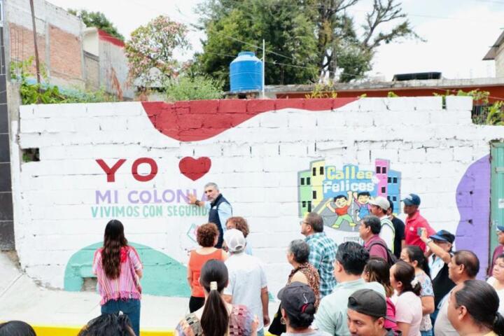 Inaugura Angel Torres pavimentación de la Calle Amapola en la Colonia Potinaspak