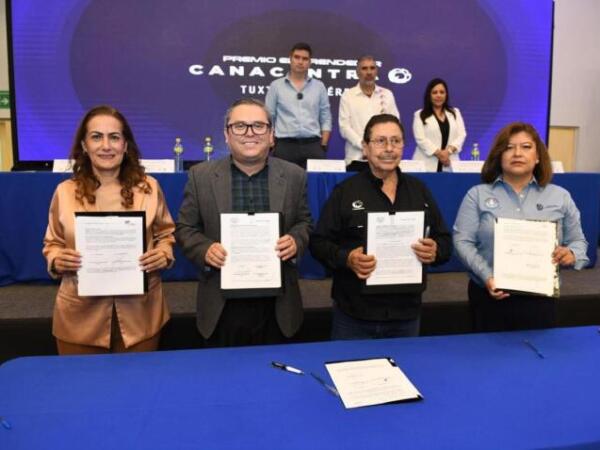 Unen UNACH y CANACINTRA esfuerzos en favor del emprendimiento de los jóvenes